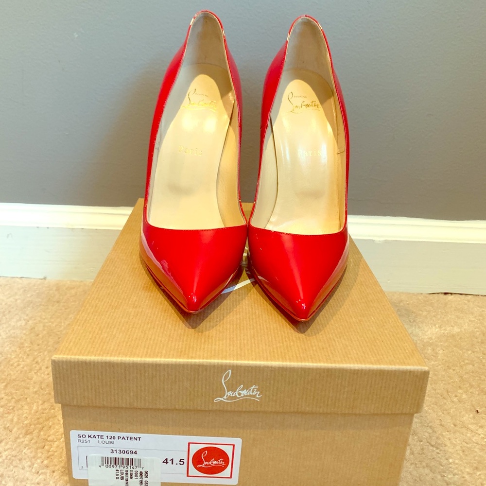 Size 41.5 Christian Louboutin So Kate